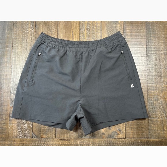 Sweaty Betty Explorer Shorts, Black Size Large - Picture 1 of 8